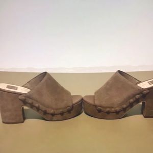 New dolce vita Emil platform clogs block heel sandals shoes